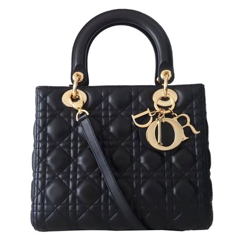 sac lady dior noir